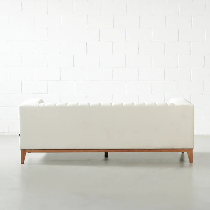 MELINA - Cream Fabric Sofa