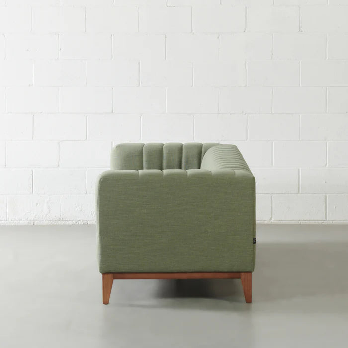 MELINA - Green Fabric Sofa