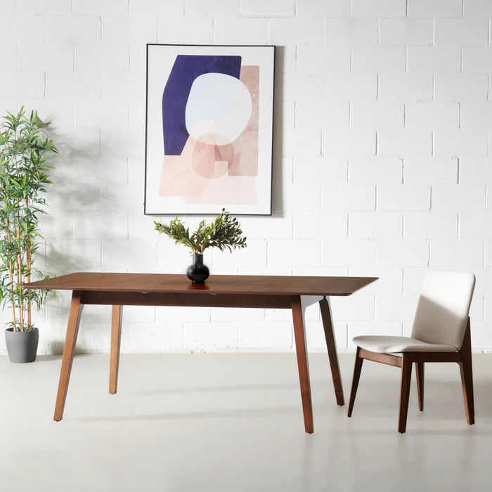 ZION - Walnut Veneer Extendable Dining Table