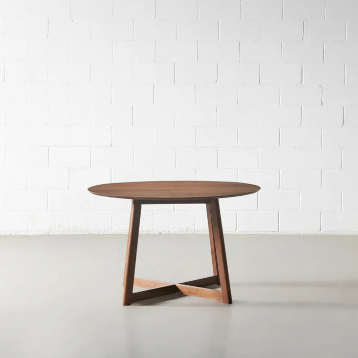 Walnut Veneer Extendable Dining Table