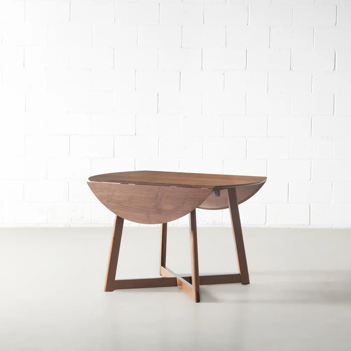 Walnut Veneer Extendable Dining Table