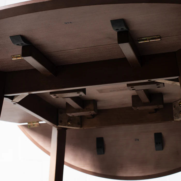 Walnut Veneer Extendable Dining Table