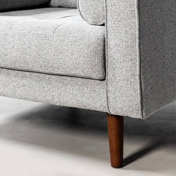 FONDA - Grey Fabric Chair