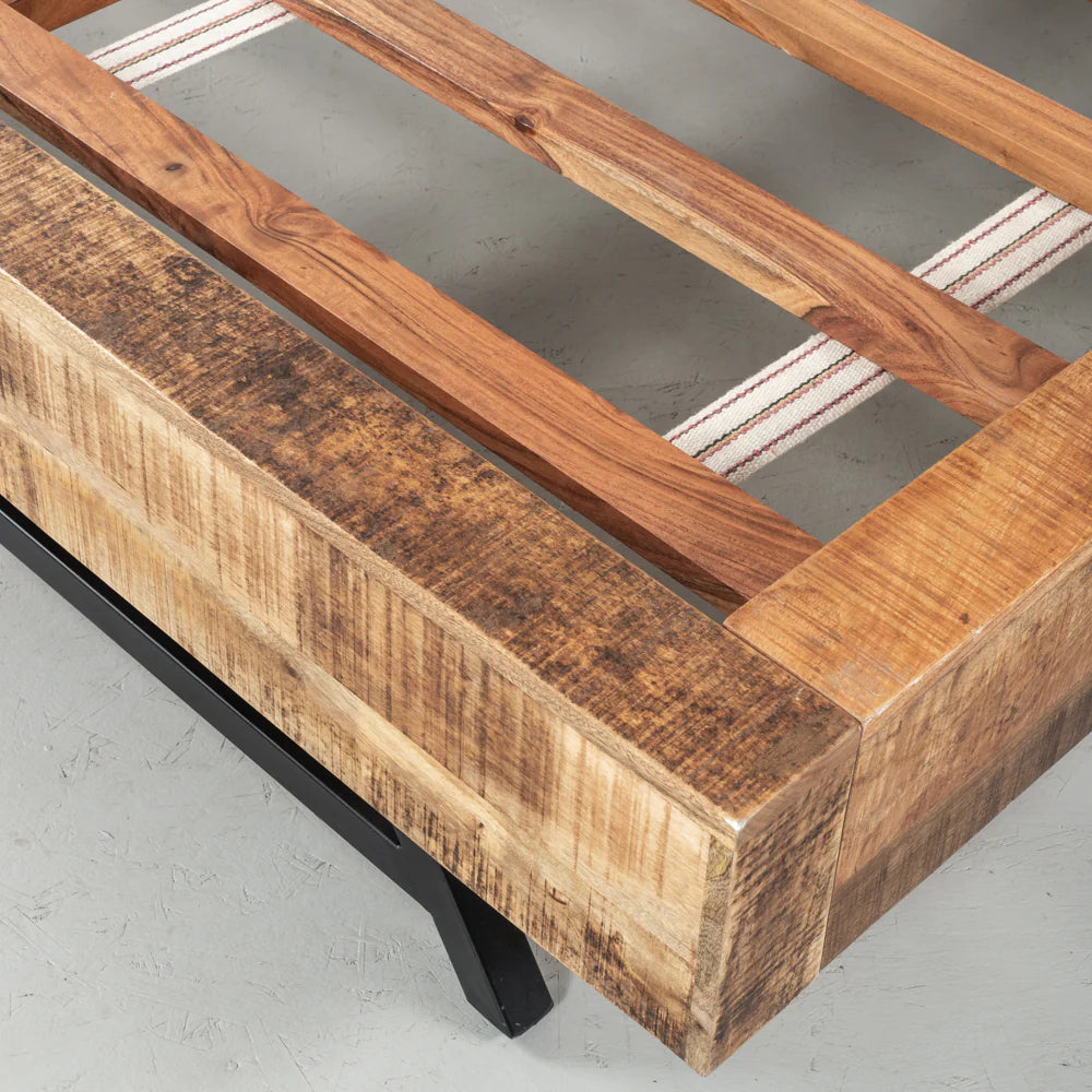 MAURA - Mango Wood Bed