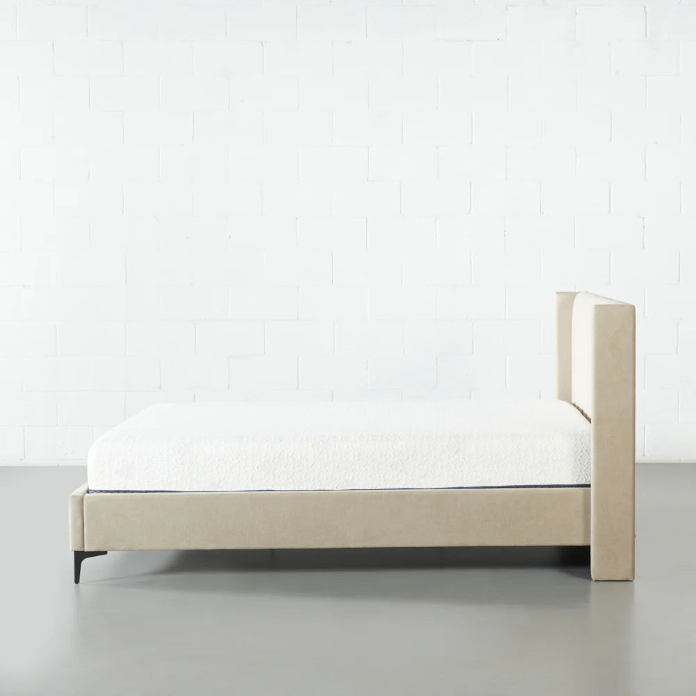 COVA - Beige Fabric Bed