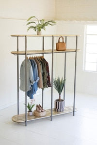 Wood and Metal Display Unit