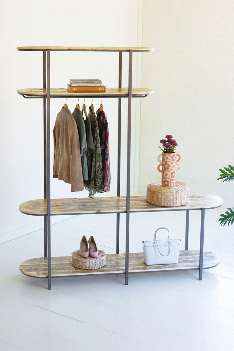 Wood and Metal Display Unit