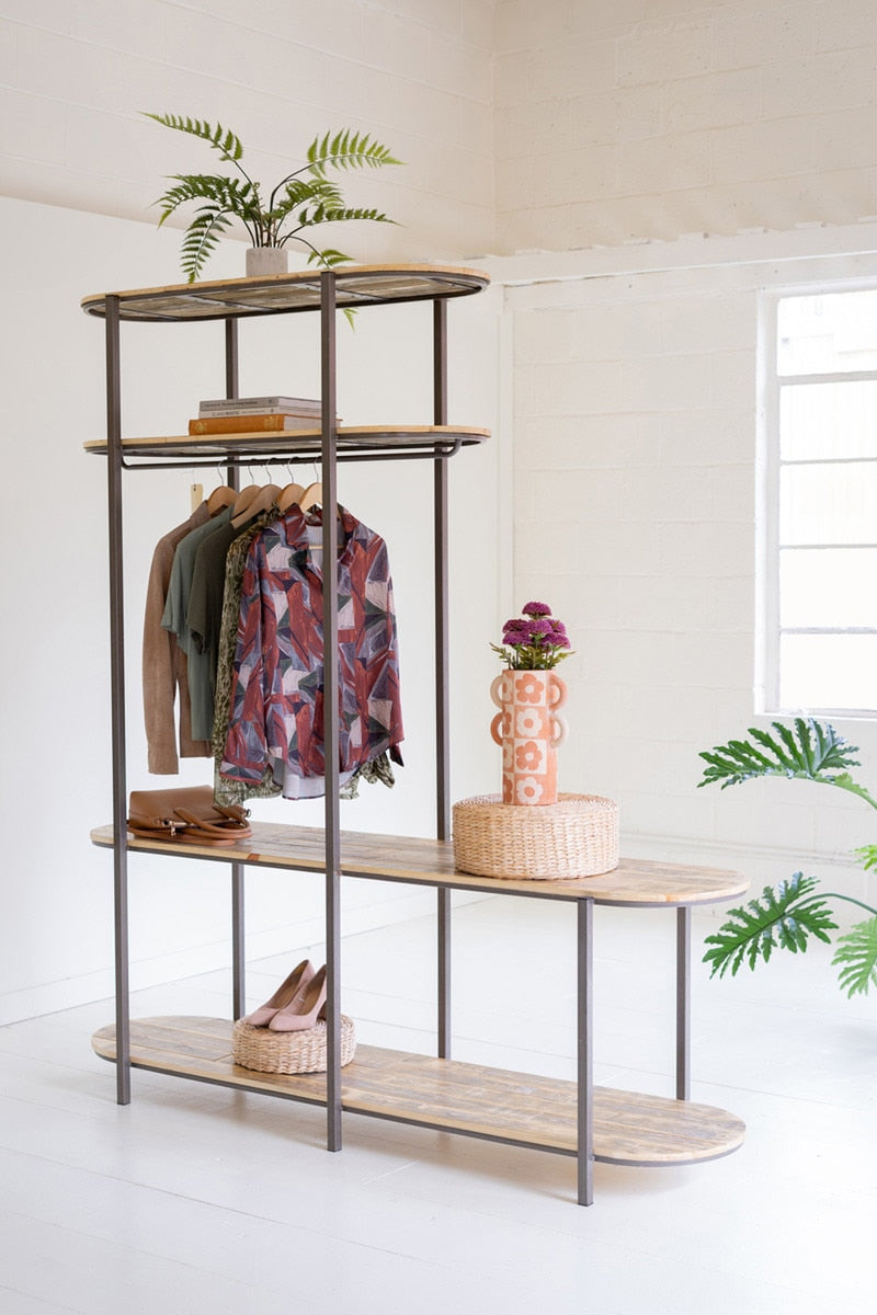 Wood and Metal Display Unit