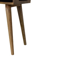 Black Velvet Tray Style Stool