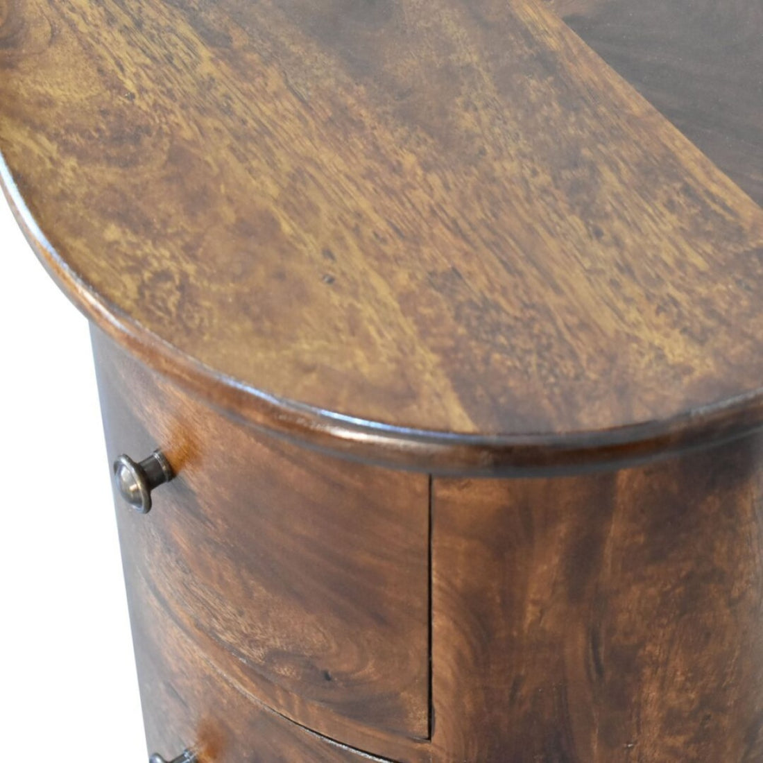 3 Drawer Chestnut Acacia Drum