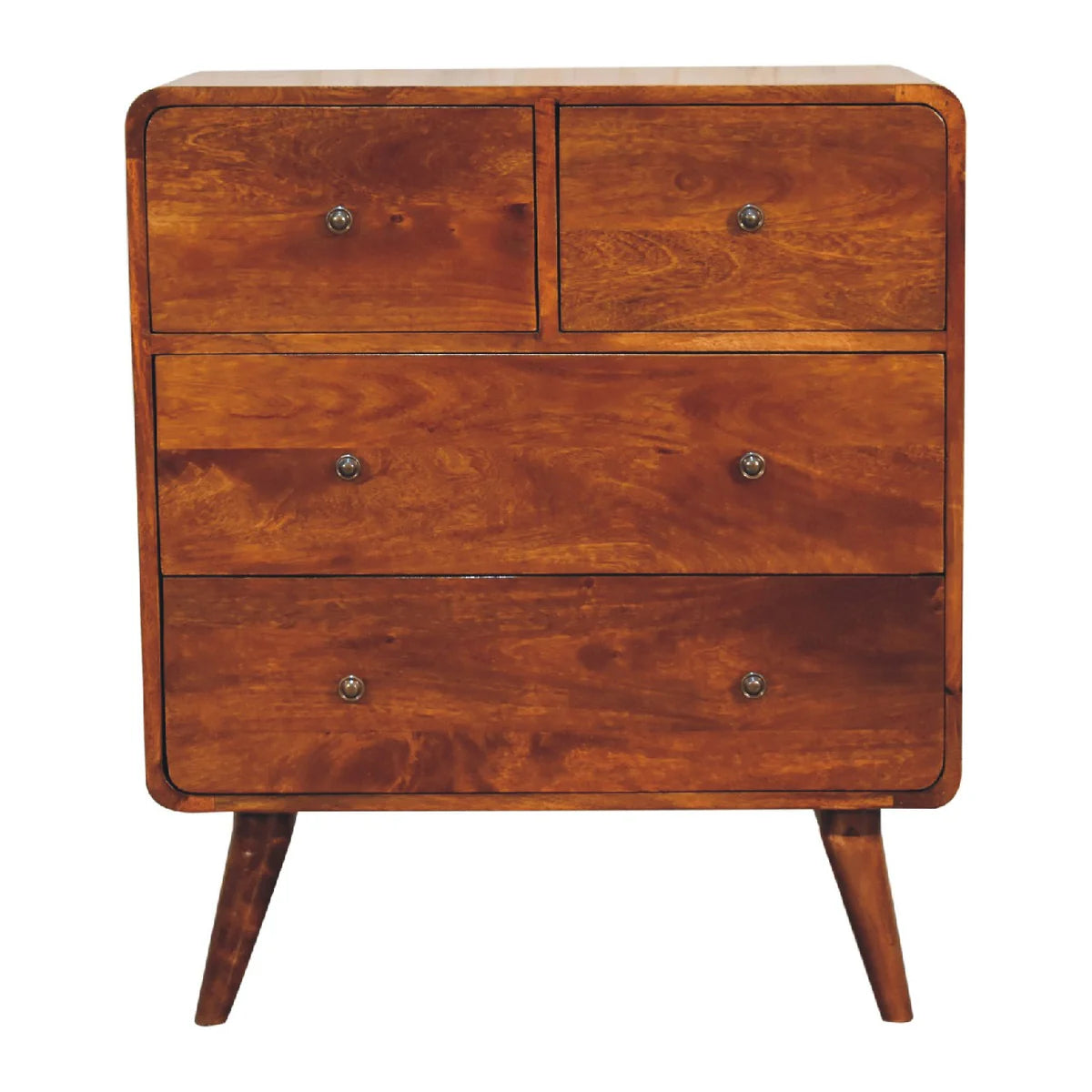 Curved Chestnut Chest