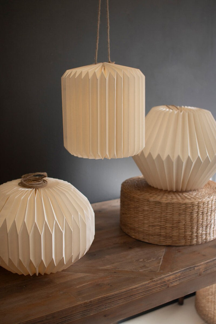 Set of 3 Folding Paper Lanterns