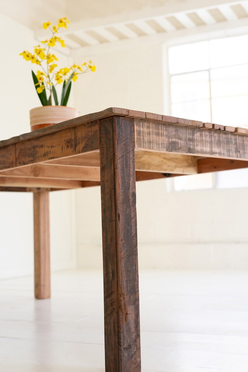 Recycled Truck Wood Dining Table