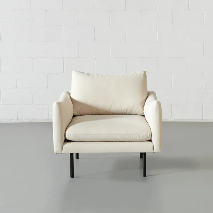 MAPLETON - Beige Fabric Chair