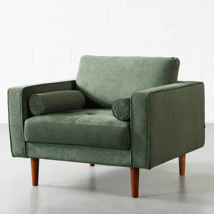 FONDA - Green Fabric Chair