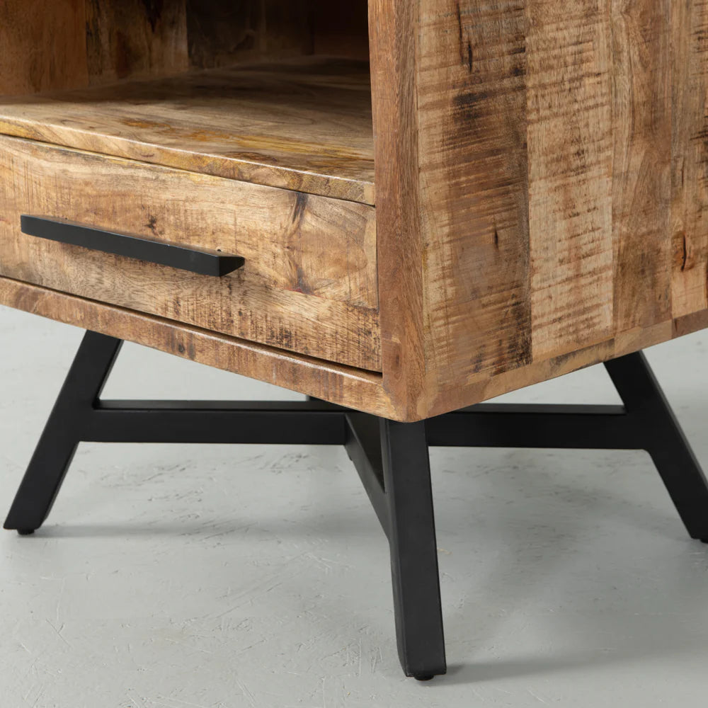 MAURA - Mango Wood Night Stand