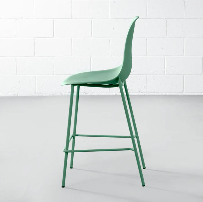 ELLEN - Green Counter Stool