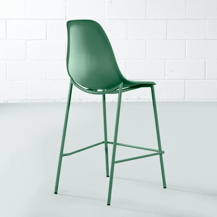 ELLEN - Green Counter Stool