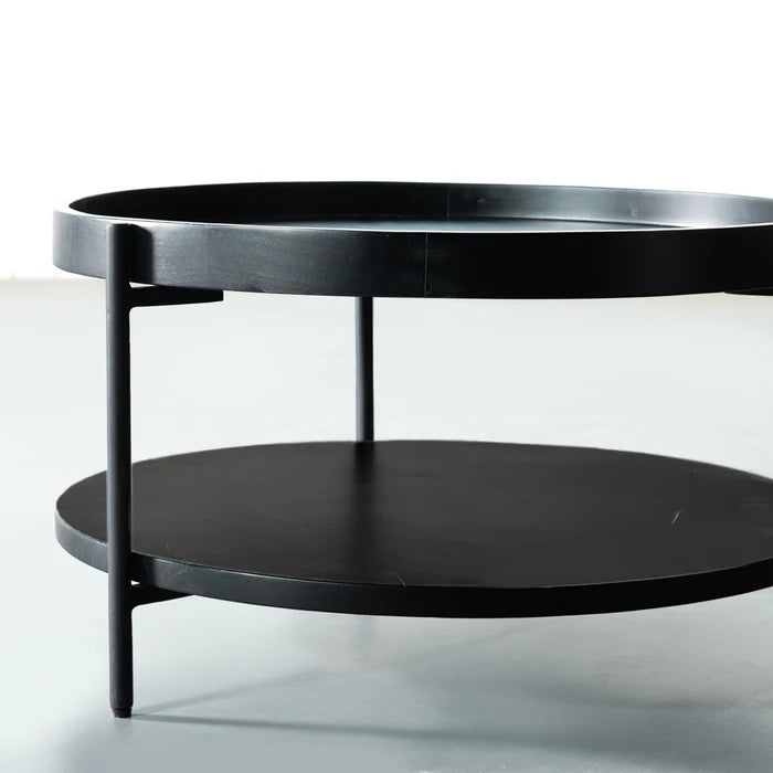 PAVIA - Black Acacia Coffee Table