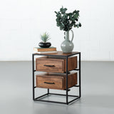 BRADSON - Natural Mango End Table