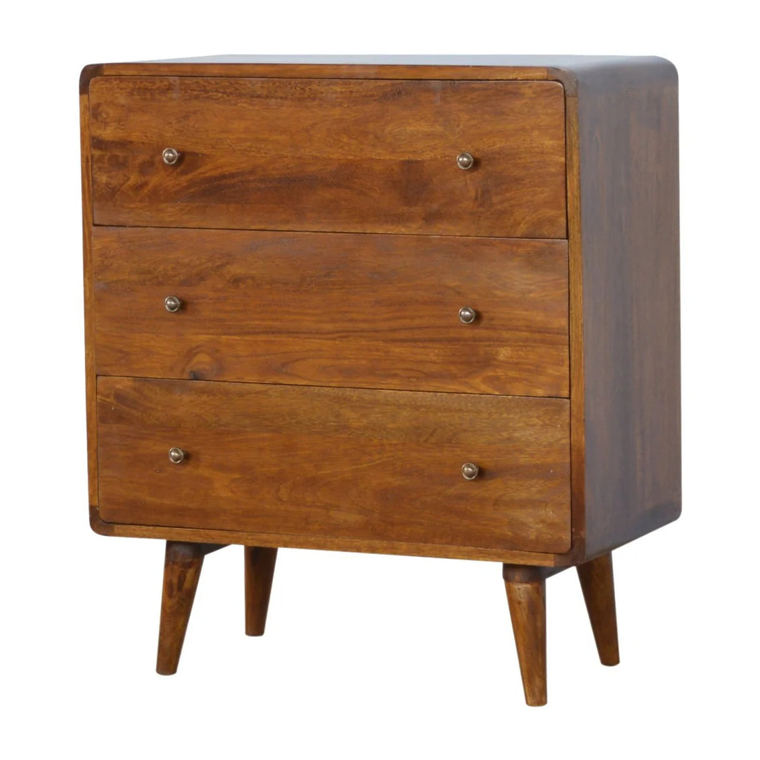 Curved Chestnut Chest